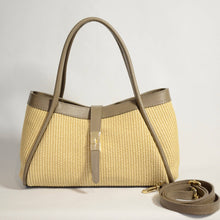 MILA raffia bag: Beige