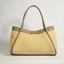MILA raffia bag: Olive Green
