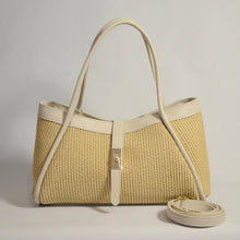 MILA raffia bag: Beige