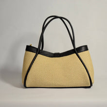 MILA raffia bag: Beige