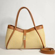 MILA raffia bag: Beige