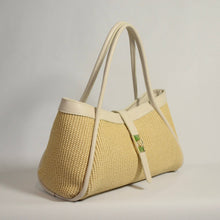 MILA raffia bag: Beige