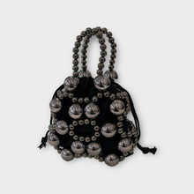 STUDDED MINI BUCKET BAG