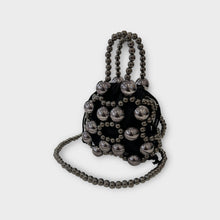 STUDDED MINI BUCKET BAG