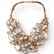 Chunky Shell & Pearl Necklace