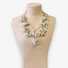 Coastal Lariat Pearl Necklace | Handmade Statement Jewelry