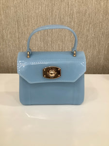 Mini Jelly Handbag in "Sky Blue"