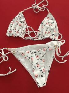 "2 to Tango" Bikini in "TQTA" Print