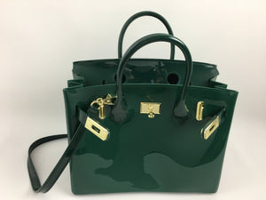 Jelly Handbag in "Hunter Green"