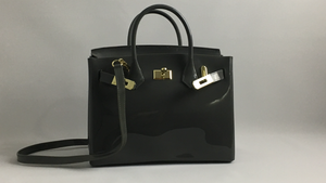 Jelly Handbag in "Dark Gray"