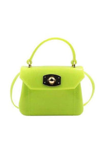 Mini Jelly Handbag in "Bitter Lime"