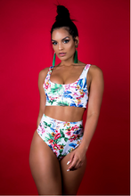 "HighLife" Bikini in Tropical Garden Print
