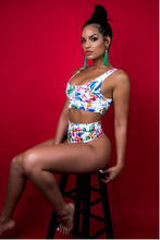 "HighLife" Bikini in Tropical Garden Print