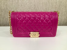 Jelly Crossbody Bag In “Fuchsia”