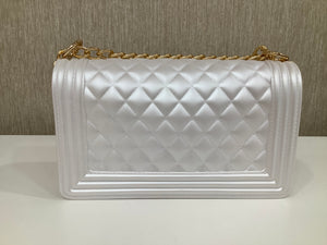 Jelly Crossbody Bag In “White”