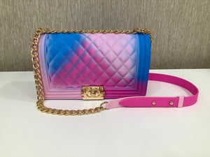 Jelly Crossbody Bag In “Two Tone Color”