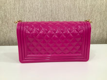 Jelly Crossbody Bag In “Fuchsia”