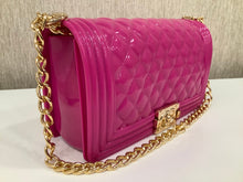 Jelly Crossbody Bag In “Fuchsia”