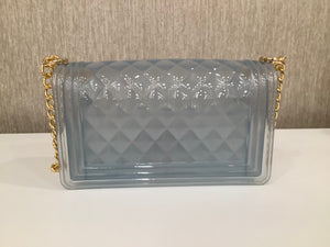 Jelly Crossbody Bag in "Clear"