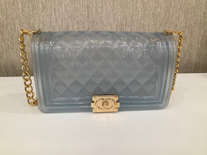 Jelly Crossbody Bag in "Clear"