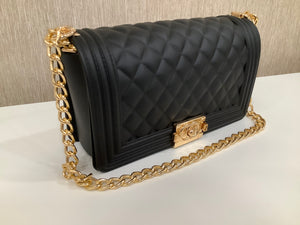 Jelly Crossbody Bag In “Black”