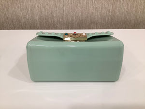 Mini Jelly Crossbody Bag in “Mint Green”