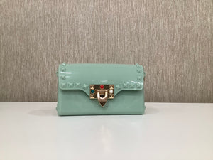 Mini Jelly Crossbody Bag in “Mint Green”